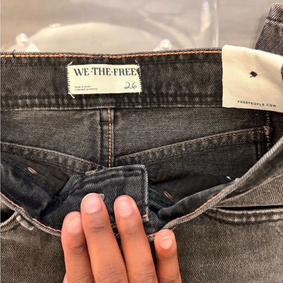 We The Free Black Straight Leg Jeans - Picture 4 of 6